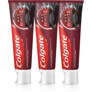 Colgate Max White Charcoal dentifrice blanchissant 3 x 75 mlVendu paronebioshop