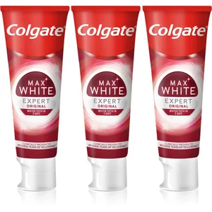 Comparateur de prix : Colgate Max White Expert Original dentifrice blanchissant 3x75 ml
