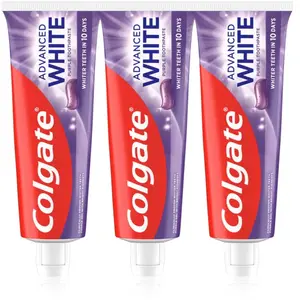 Colgate Advanced White Purple White dentifrice blanchissant 3x75 pcsVendu parnotino