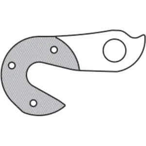 Comparateur de prix : Patte de dérailleur GH-231 - UNION - Gris - Adulte - A monter soi-même