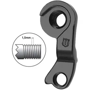 Comparateur de prix : Union patte de dérailleur GH-250 Bulls 62 mm noir