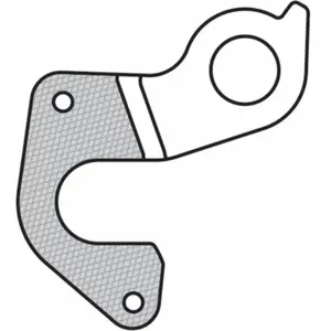 Union Patte de dérailleur GH-192 Argent