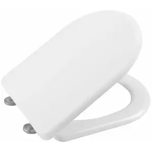 Sapho Lena - Abattant WC, Soft Close, antibactérien, duroplast, blanc ... pas cher