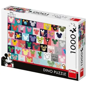 Dino Puzzle 1000 Pièces : Oreilles de Mickey pas cher