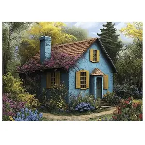 Dino Puzzle 500 pièces : La Maison Bleu pas cher