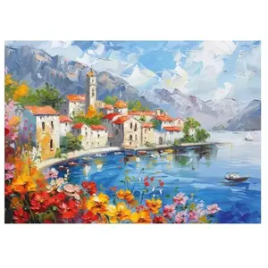 Dino Puzzle 500 pièces XL : Baie peinte pas cher