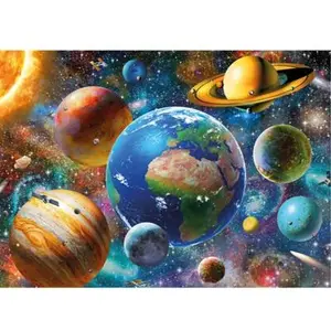 Dino Puzzle 1000 pièces Néon : Planètes pas cher