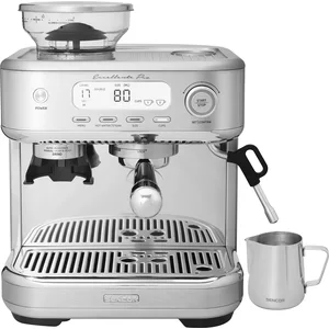 SENCOR Machine Expresso, Mousseur à lait, Broyeur Café à Grain, Ecran LCD, Caftière Espresso, Cappuccino, Expresso avec Broyeur Barista Express, Excellence plus, Réservoir Eau et Café Grande CapacitéVendu parcdiscount