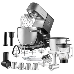 Comparateur de prix : SENCOR Robot pâtissier multifonction - STM 8970 PAUL 3 - 1800 W - Noir / Acier