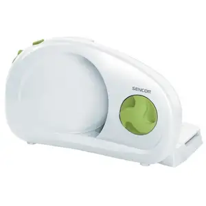 SENCOR SFS 1001GR Trancheuse Électrique, 100 W, Blanc/Vert pas cher