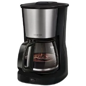 Comparateur de prix : Cafetière filtre SENCOR SCE 3050SS - Capacité 12 tasses - 1000W - Noir