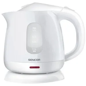 Comparateur de prix : Sencor SWK 1010WH - Bouilloire - 1 litre - 1.1 kWatt - blanc