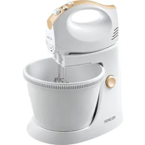 Sencor - Batteur a main avec bol rotatif shm 5330-EUE3 - 500 w - Blanc pas cher
