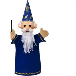 Mù Marionnette magicien bleu pas cher