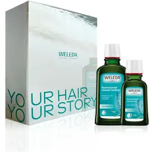 Weleda Rosemary coffret cadeau pour stimuler la repousse des cheveux e... pas cher