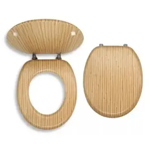 Novaservis Prestige - Planche de WC, bois plaqué WC/BAMBUS pas cher