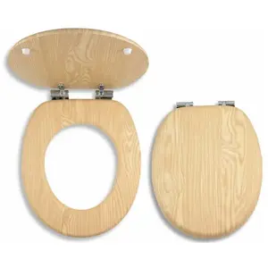 Novaservis - Prestige - Abattant wc softclose, bois plaqué, frêne wc/softjasan pas cher