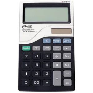MPM Quality Calculatrice de Poche en Plastique à Double Alimentation avec Toutes Les Fonctions nécessaires, Convient pour l'école, Le Travail et la Maison. Chiffres Bien Visibles 130 x 140 mm