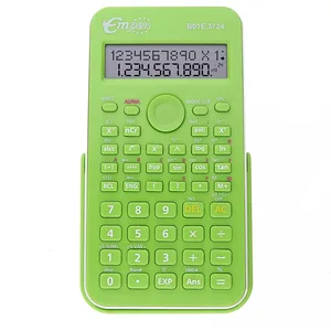MPM Quality Calculatrice Scientifique élégante dans Une Belle Couleur Verte. Toutes Les Fonctions nécessaires adaptées à l'école, au Travail et à la Maison. 150 x 80 x 18 mm en Plastique pas cher
