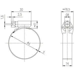 Comparateur de prix : 25 colliers SX14 en 18-28 mm - SERFLEX - 0185312