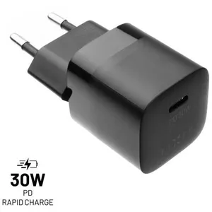 Fixed Chargeur réseau Mini avec sortie USB-C et support PD, 30W, Noir pas cher