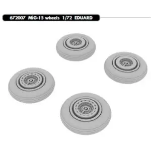 Mikoyen MiG-15 roues (conçu pour les maquettes Eduard)  1/72EDUA672007  - Roues d'avions Vendu paramazon