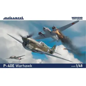 Eduard Maquette avion : P-40E Warhawk - 1/48 pas cher