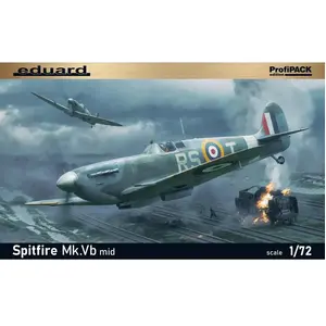 Maquette Avion : Spitfire Mk. Vb mid EDUARD-70206 pas cher