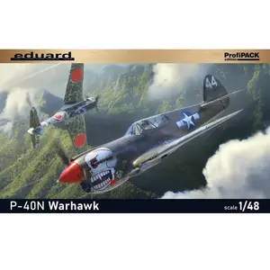 Maquette avion : P-40N Warhawk - 1/48 Eduard-82242 pas cher
