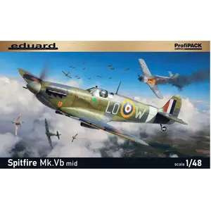 Eduard Maquette avion : Spitfire Mk. Vb mid - 1/48 pas cher