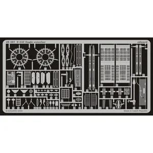 Accessoire Eduard extérieur de McDonnell Douglas F-15C Eagle (pour maquettes Hasegawa)  1/48 EDUA48487  - Kit de superdétail pour avions Vendu paramazon