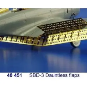 Accessoire Eduard Volets de Douglas SBD-3 Dauntless (pour maquettes Hasegawa)   1/48 ED48451  - Kit de superdétail pour avions Vendu paramazon