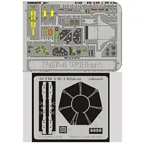 Accessoire Eduard Grumman F4F-4 Wildcat - pièces pré-peintes en couleur (pour maquettes Tamiya)  1/48 EDUA49246  - Kit de superdétail pour avions 