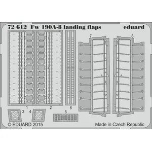 Comparateur de prix : Fw 190a-8 Landing Flaps For Eduard - 1:72e - Eduard Accessories