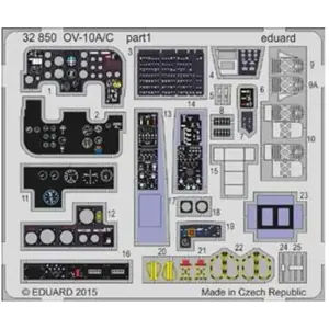 Accessoire Eduard Nord-américaine / Rockwell OV-10A / C (conçu pour être utilisé avec les kits Kitty Hawk Model) 1/32ED32850  - Kit de superdétail pouVendu paramazon