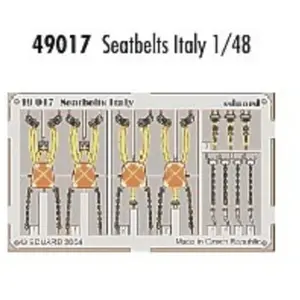Accessoire Eduard Ceintures italiennes pré-peintes en couleur   1/48 ED49017  - Kit de superdétail pour avions Vendu paramazon