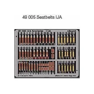 Comparateur de prix : Color Seatbelts Ija - 1:48e - Eduard Accessories
