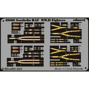 Comparateur de prix : Color Seatbelts Raf Wwii - 1:48e - Eduard Accessories