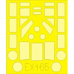 Accessoire Eduard Beech C-45F / UC-45F (conçu pour être utilisé avec les kits ICM)  1/48 EDEX465  - Masques de verrières maquettes avions Vendu paramazon
