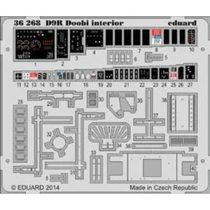 Accessoire Eduard D9R Doobi blindée Bulldozer intérieur ( conçu pour être utilisé avec Meng Modèles kits )  1/35 ED36268  - Kit de superdétail pour avVendu paramazon