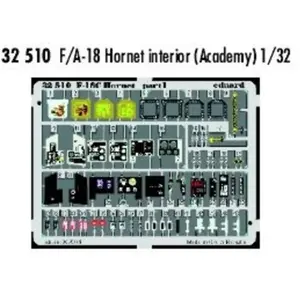 Comparateur de prix : MAQUETTE F/A 18 HORNET INTERIOR ACA/32 EDUARD 32510