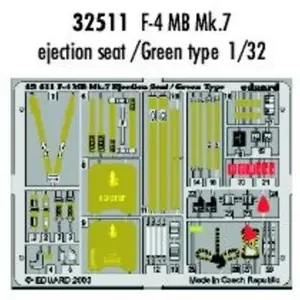 Comparateur de prix : F-4 Phantom Ii Ejectin Seat/green Type Für Tamiya Bausatz- 1:32e - Edu...