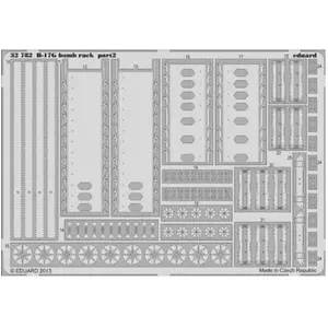 Accessoire Eduard Boeing B-17G Flying Fortress bomb rack (designed to be used with Hong Kong Models kits) 1/32EDUA32782  - Kit de superdétail pour aviVendu paramazon