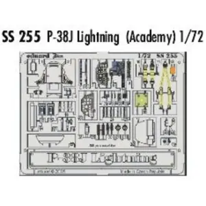 Comparateur de prix : MAQUETTE P 38 J LIGHTNING ACADEMY 1/72 EDUARD SS255