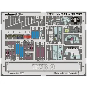 Comparateur de prix : MAQUETTE TSR 2 AIRFIX 1/72 EDUARD SS257