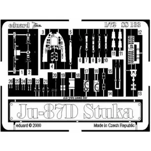Comparateur de prix : MAQUETTE JU 87D STUKA ITALERI 1/72 EDUARD SS133