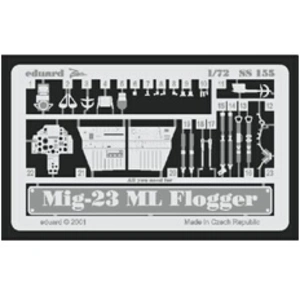 MAQUETTE MIG 23 ML FLOGGER ITALERI /72 EDUARD SS155 pas cher