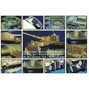Comparateur de prix : Sd.kfz 181 Tiger I Zimmerit - 1:35e - Eduard Accessories