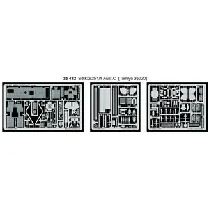 Hanomag Sdkfz.251/1 Fotoätzsatz- 1:35e - Eduard Accessories pas cher