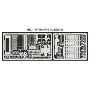 Comparateur de prix : T-34/76 Model 1940 Für Dragon Bausatz- 1:35e - Eduard Accessories